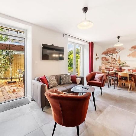 Le Rocher- Belle Maison De Charme -Jardin/Parking ก็องแกล ภายนอก รูปภาพ